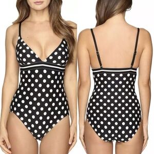 Kate Spade Polka Dot One Piece Swimsuit